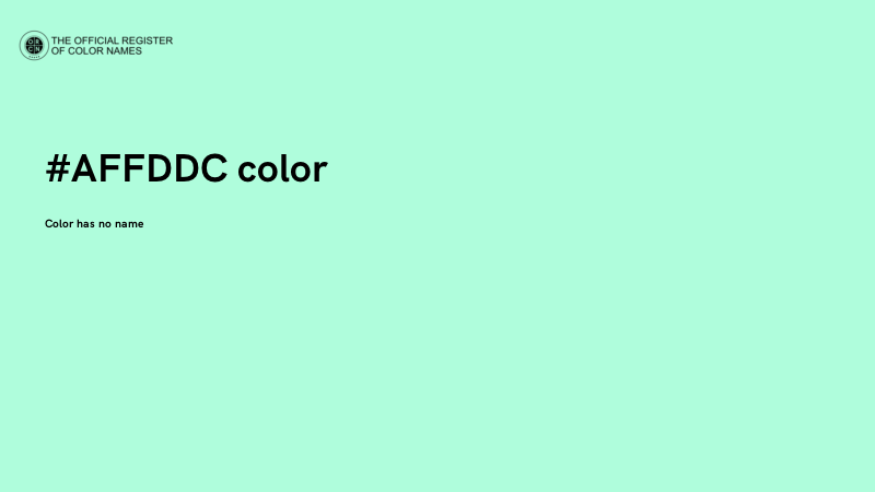 #AFFDDC color image