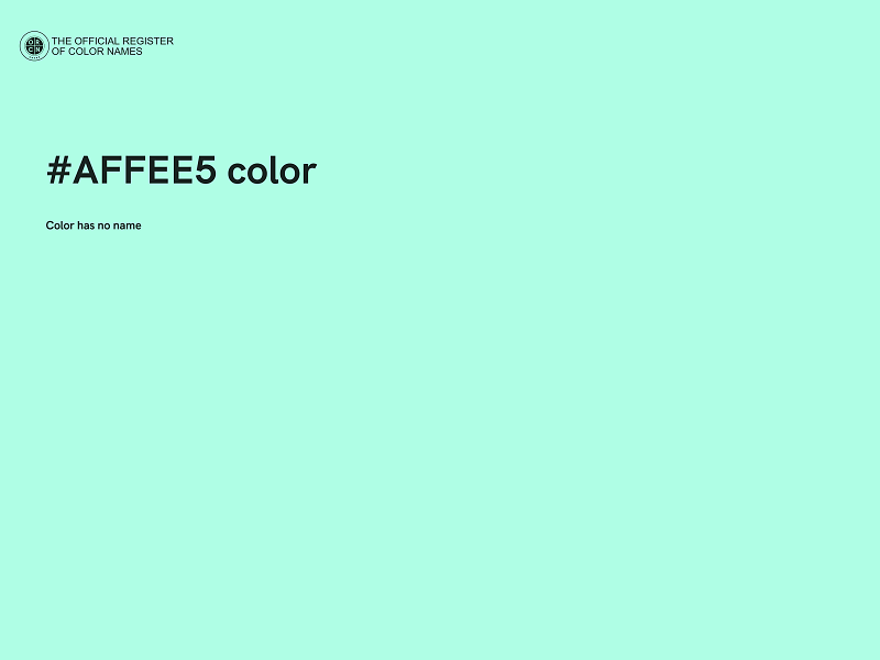 #AFFEE5 color image
