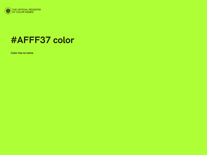 #AFFF37 color image