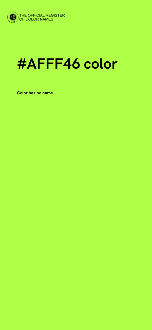 #AFFF46 color image