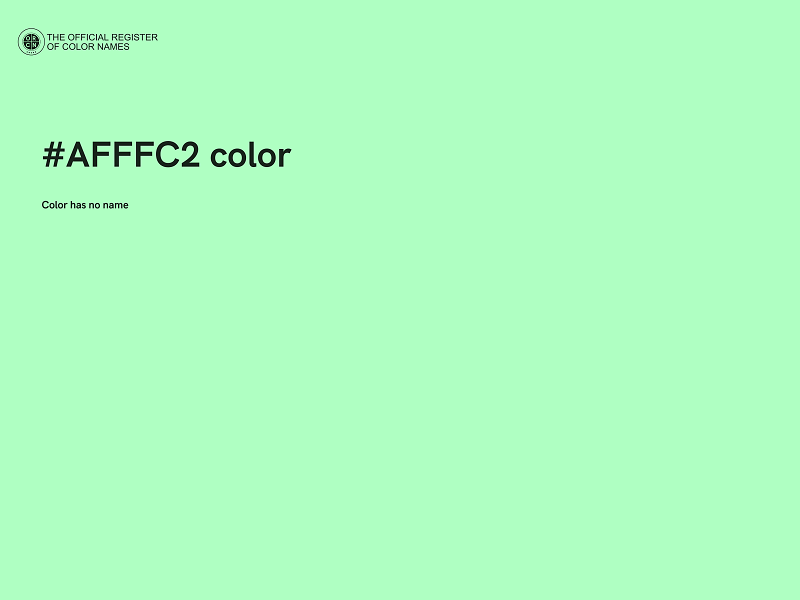 #AFFFC2 color image