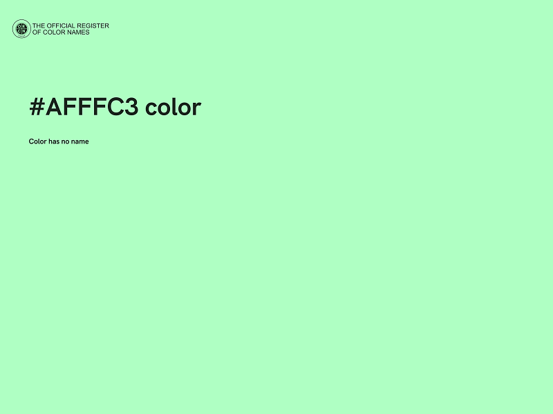 #AFFFC3 color image