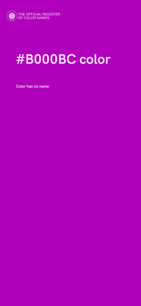 #B000BC color image