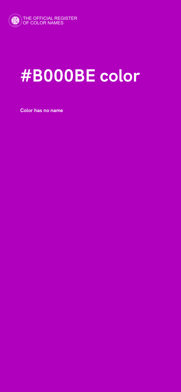 #B000BE color image