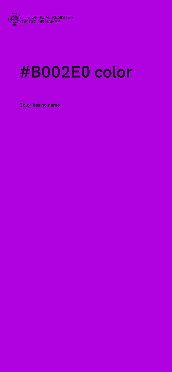 #B002E0 color image