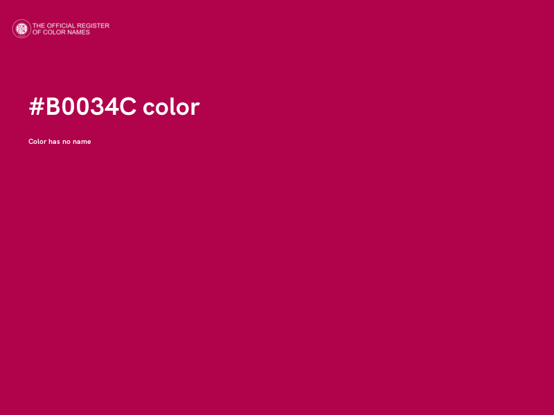 #B0034C color image