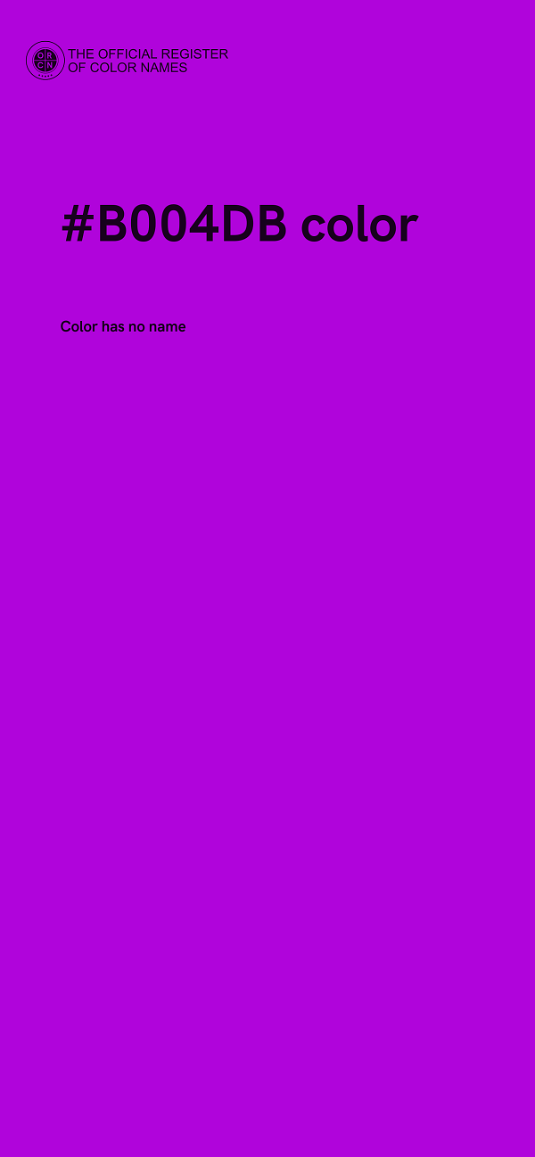 #B004DB color image