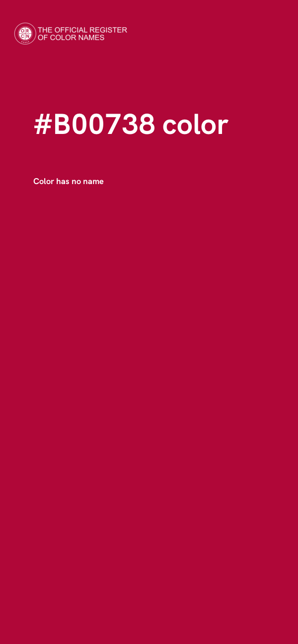 #B00738 color image