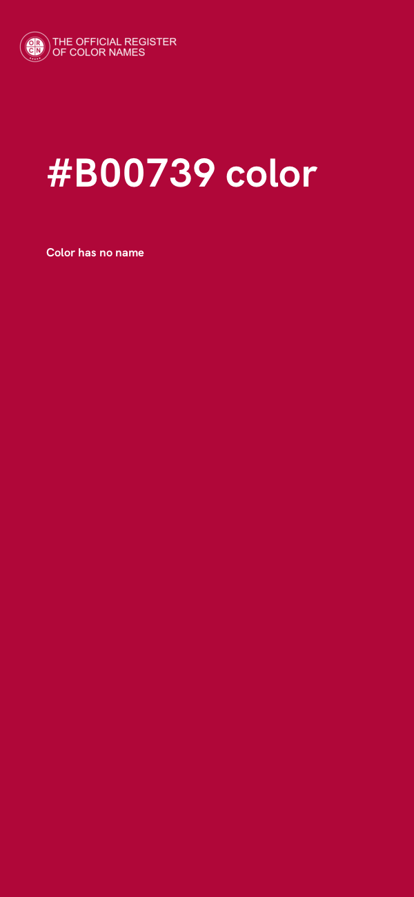 #B00739 color image
