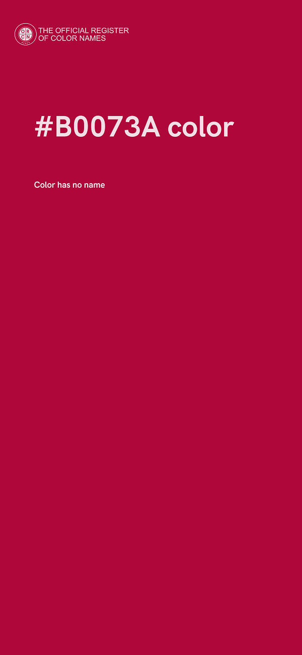 #B0073A color image