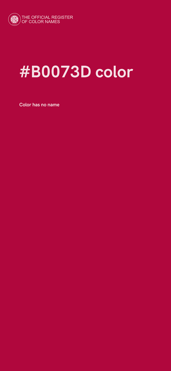 #B0073D color image