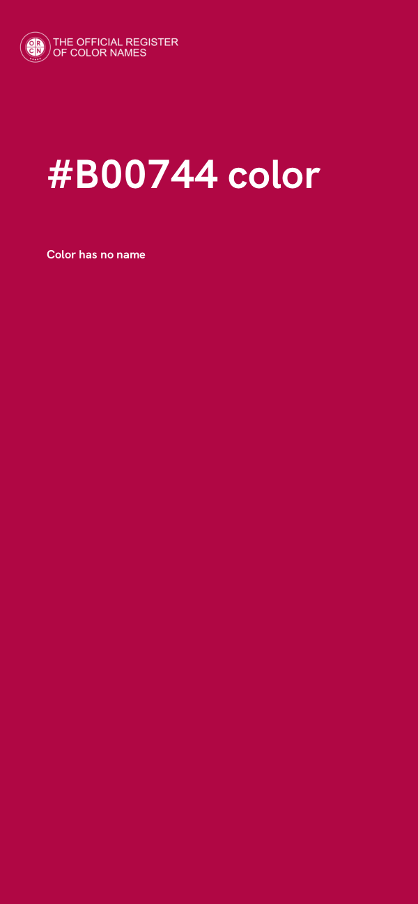 #B00744 color image