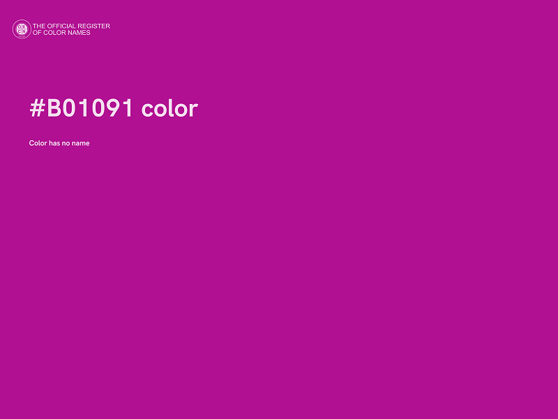 #B01091 color image