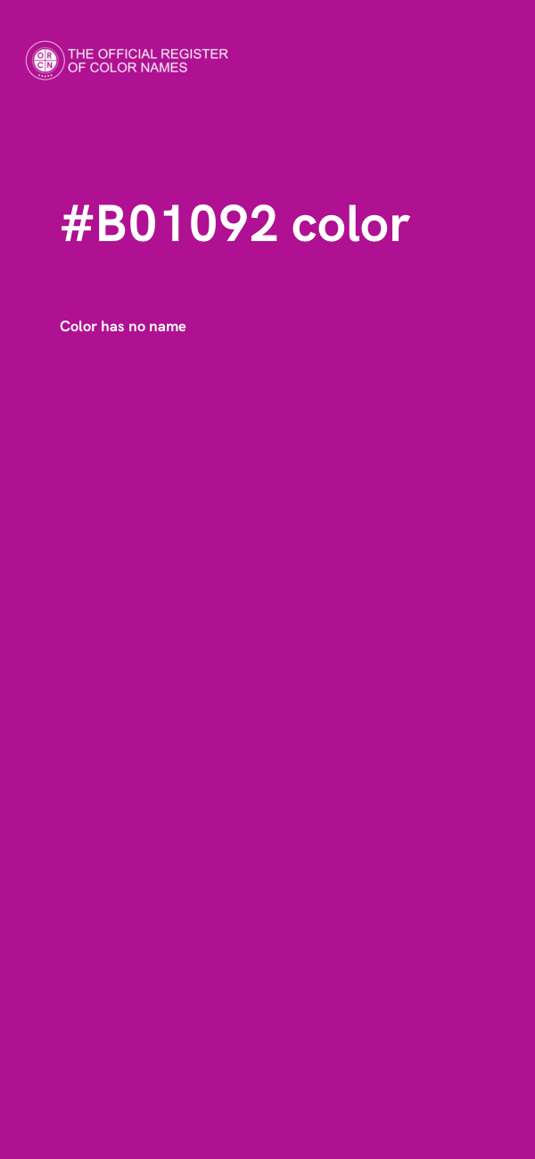 #B01092 color image