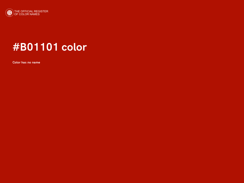 #B01101 color image