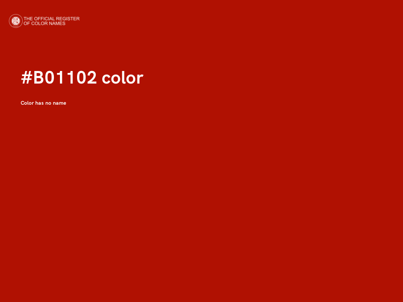#B01102 color image