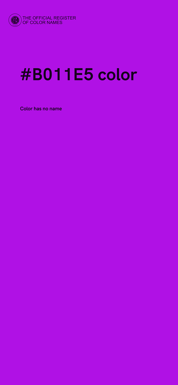 #B011E5 color image