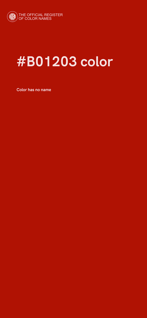 #B01203 color image