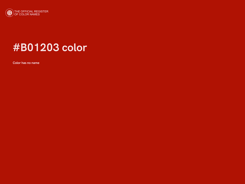 #B01203 color image