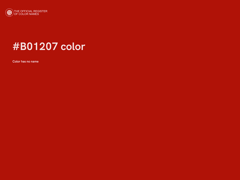 #B01207 color image