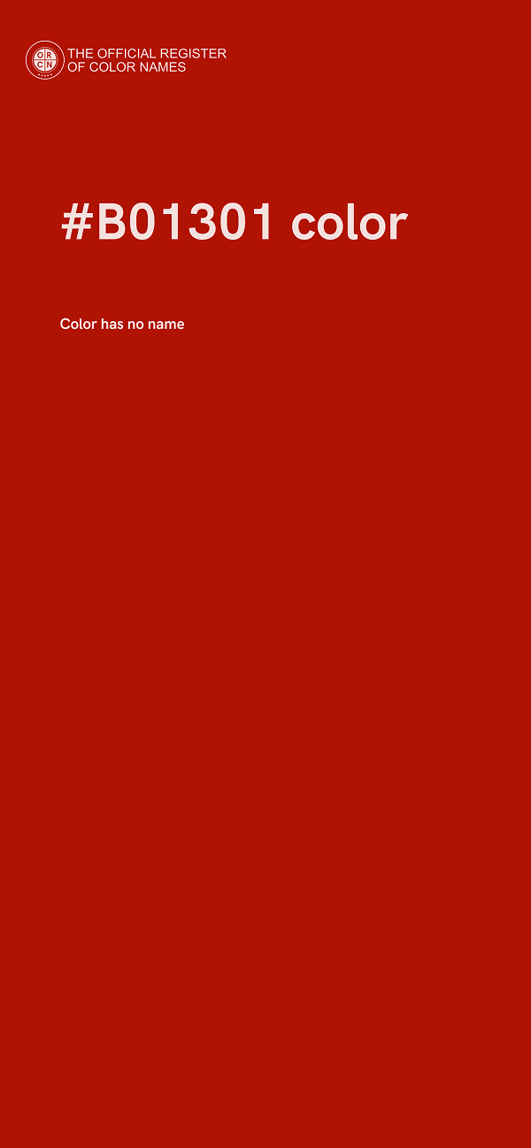#B01301 color image