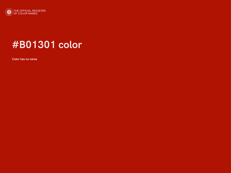 #B01301 color image