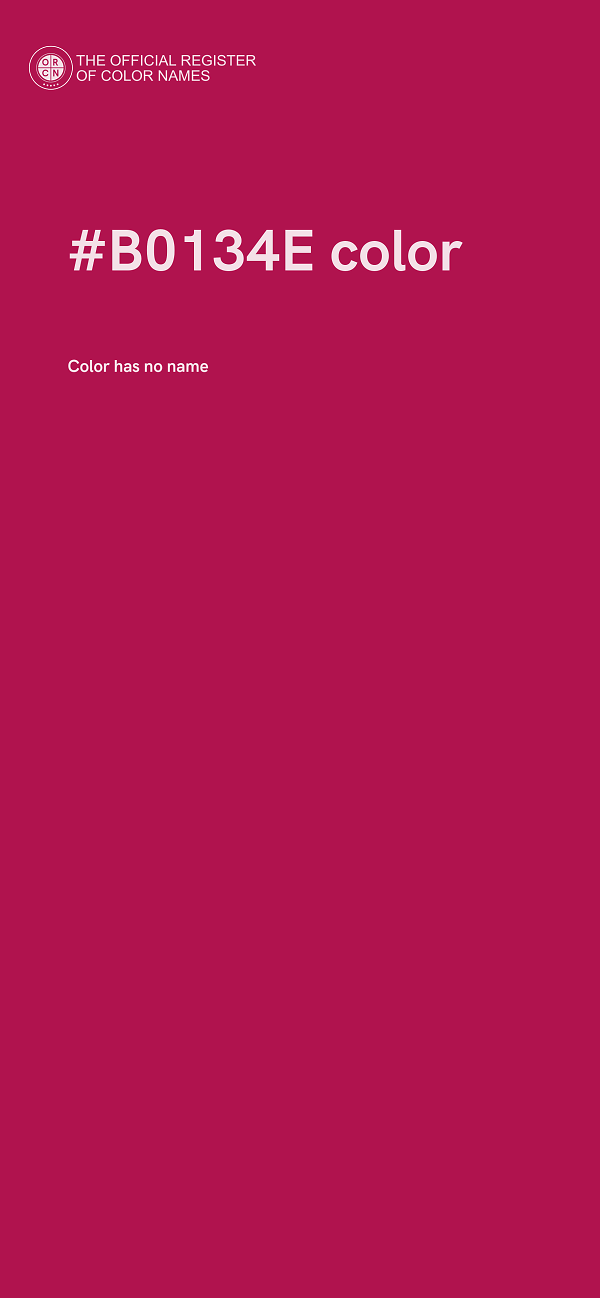 #B0134E color image