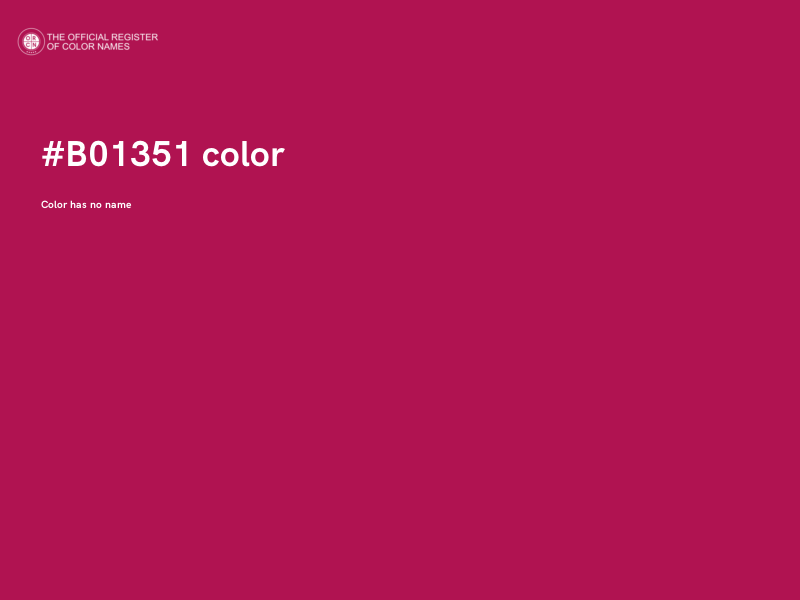 #B01351 color image