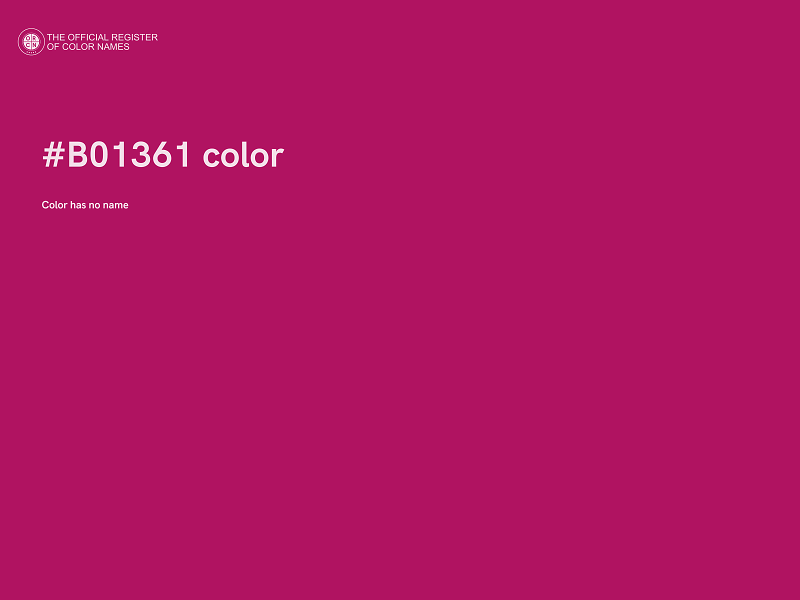 #B01361 color image