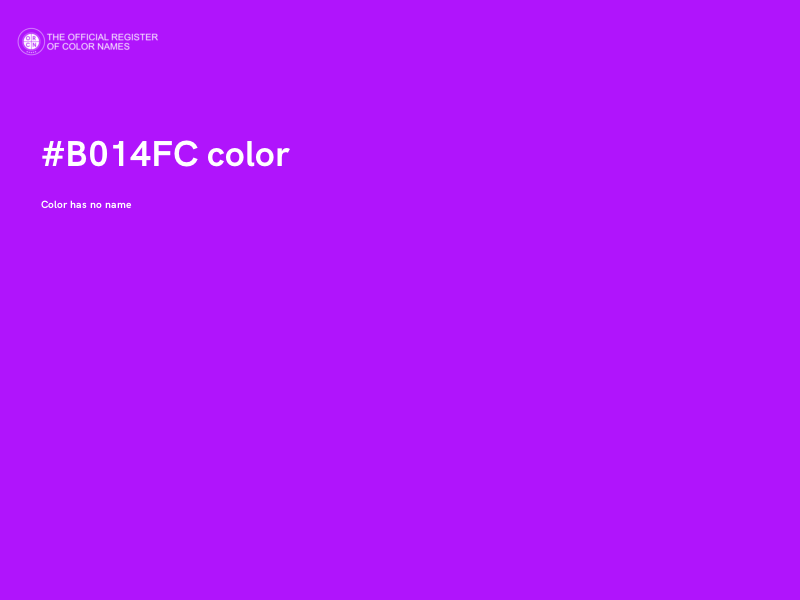 #B014FC color image