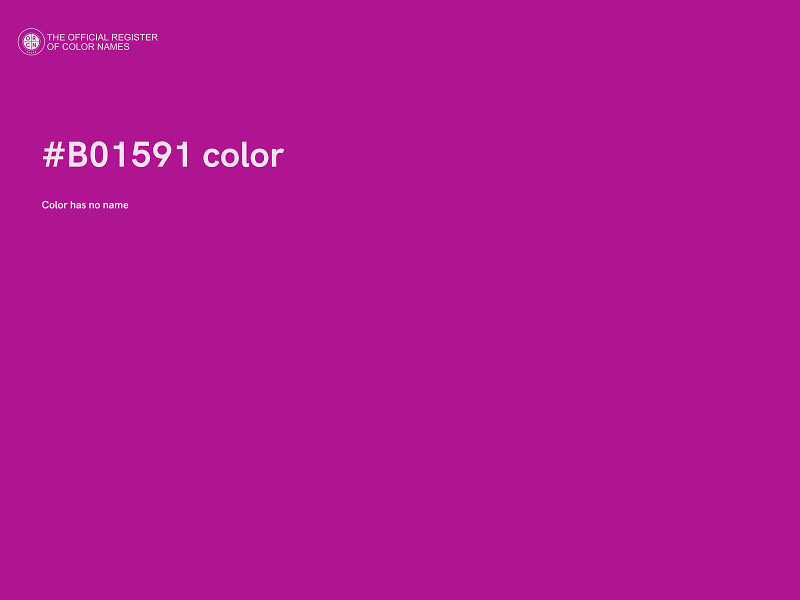 #B01591 color image