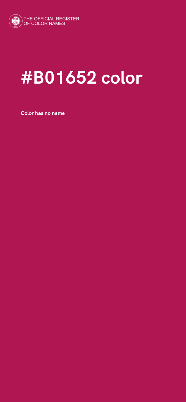 #B01652 color image