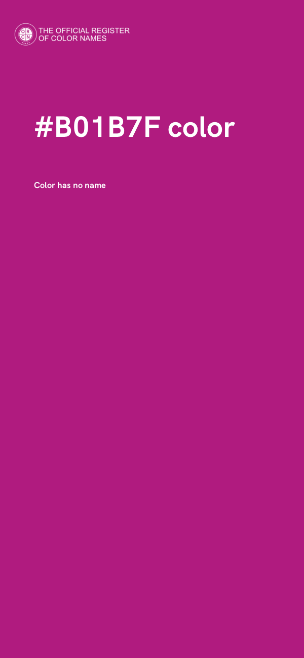 #B01B7F color image