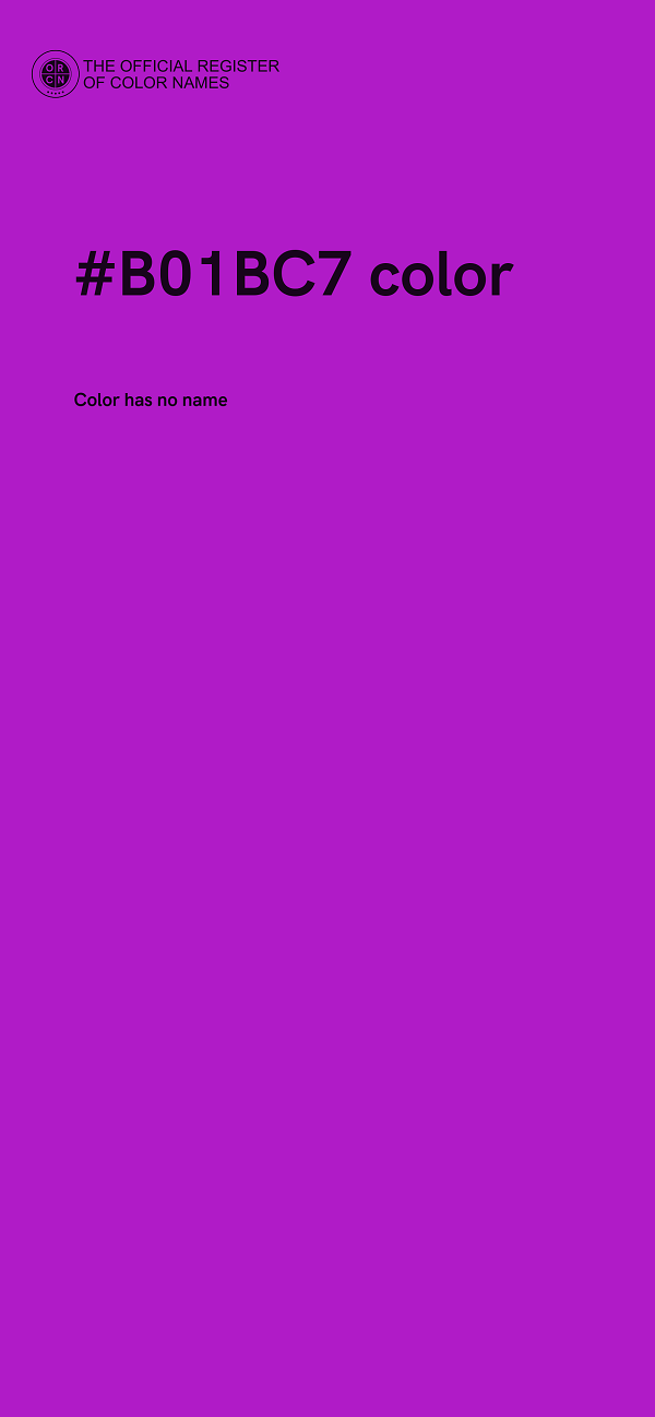 #B01BC7 color image