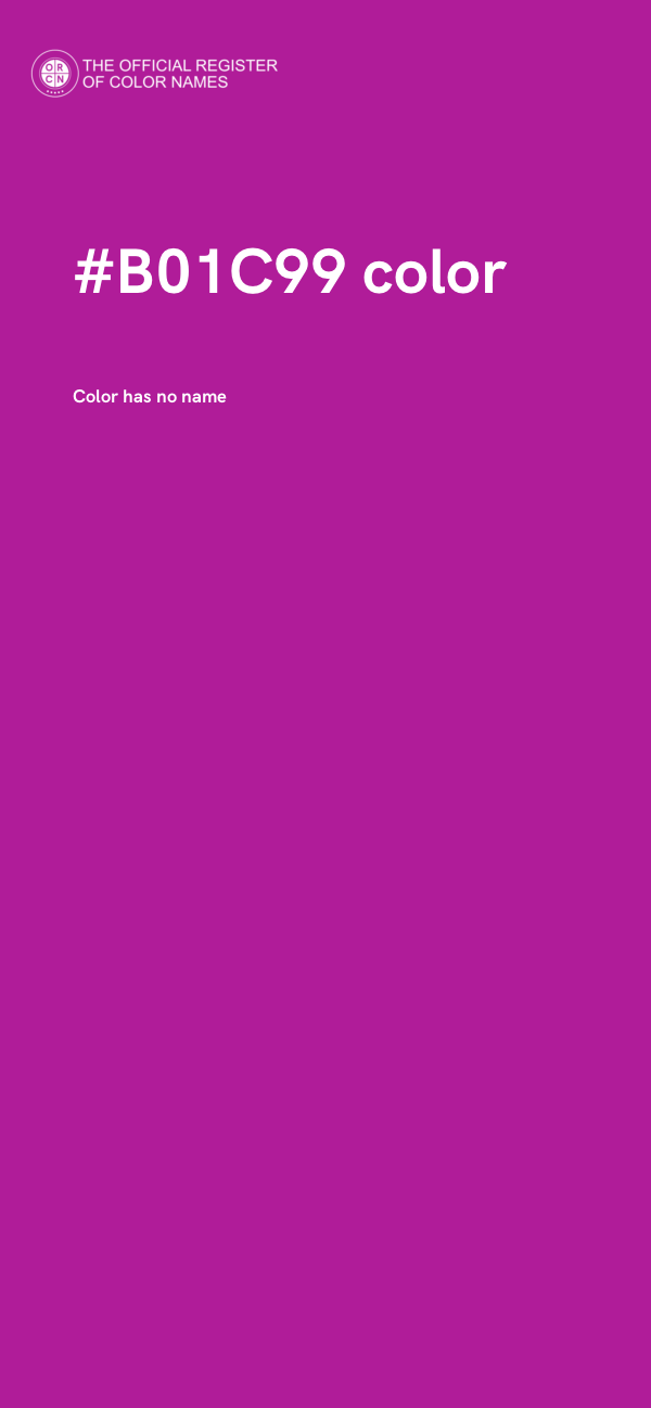 #B01C99 color image