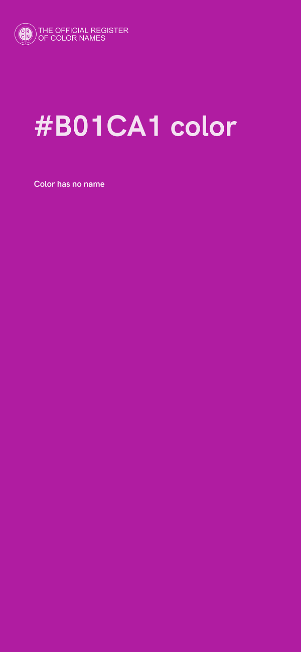#B01CA1 color image