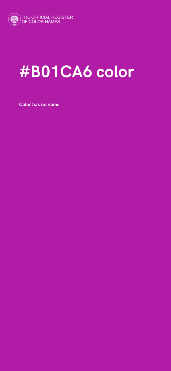 #B01CA6 color image
