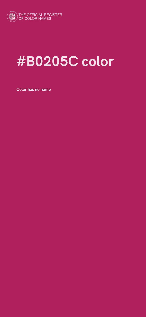 #B0205C color image