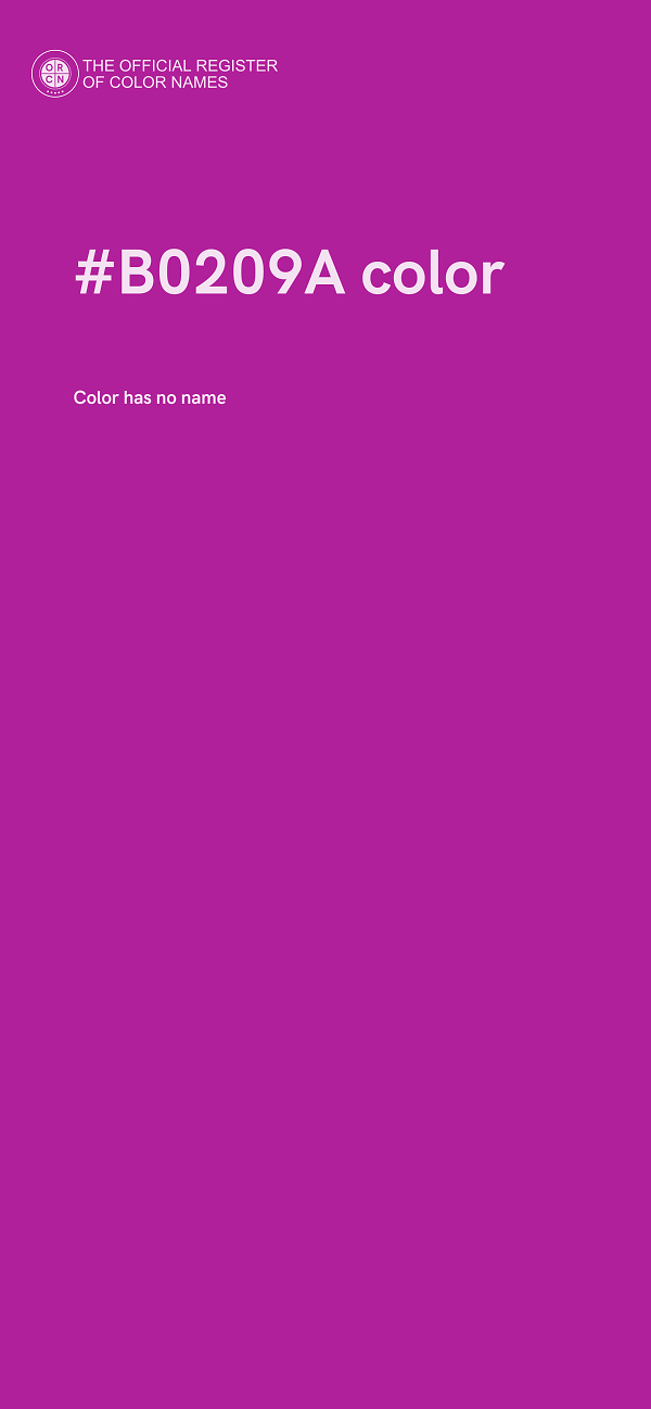 #B0209A color image