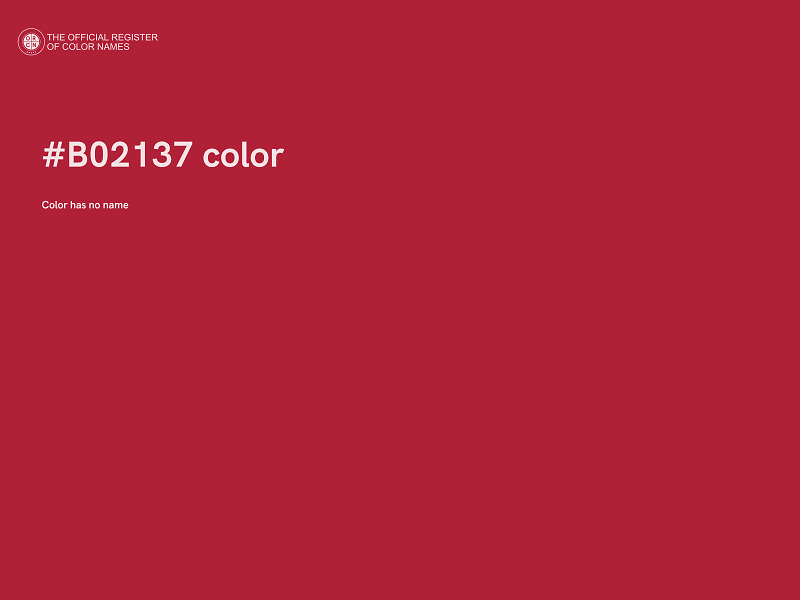 #B02137 color image