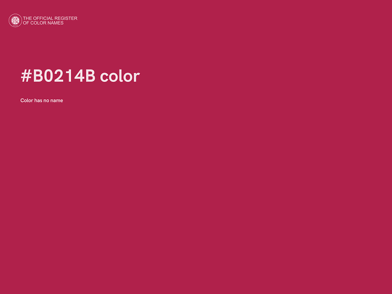 #B0214B color image