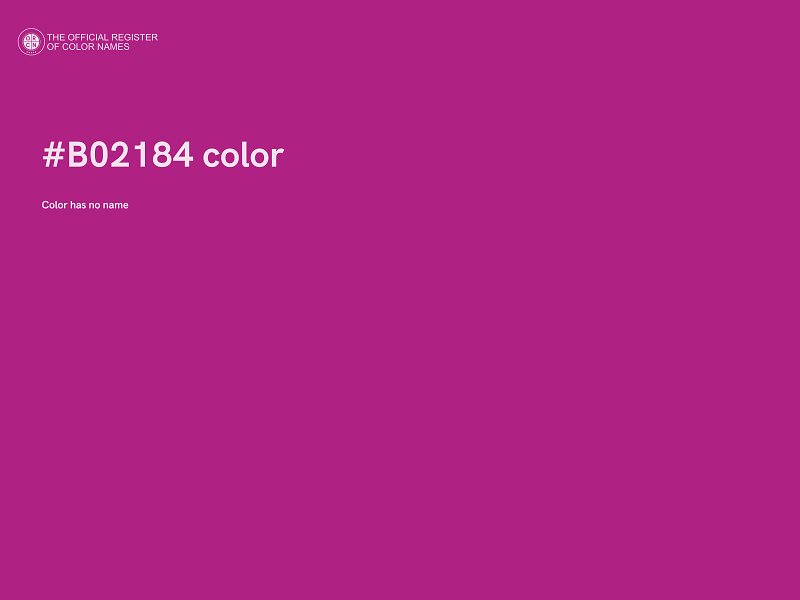 #B02184 color image