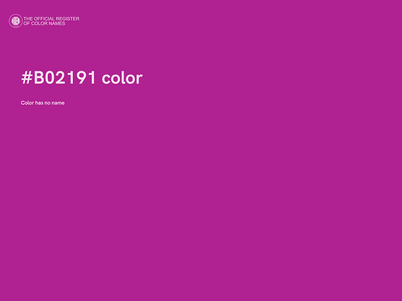 #B02191 color image