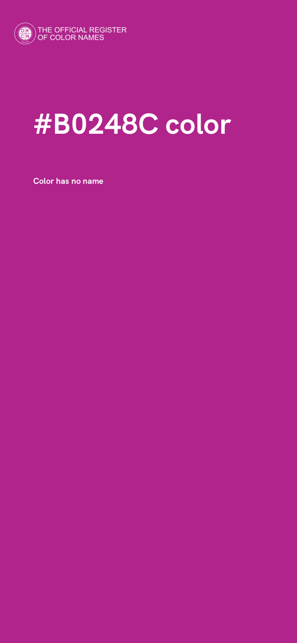 #B0248C color image