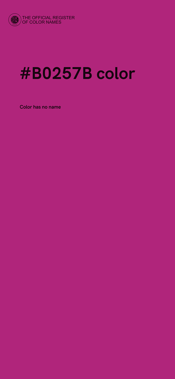 #B0257B color image