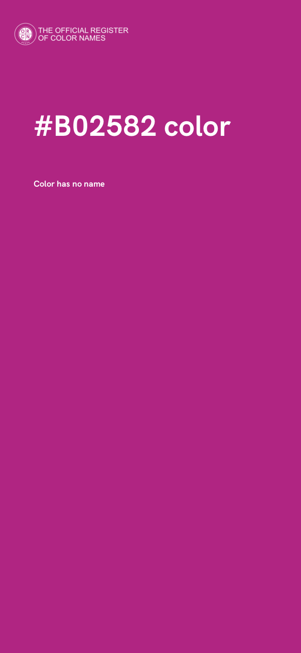 #B02582 color image