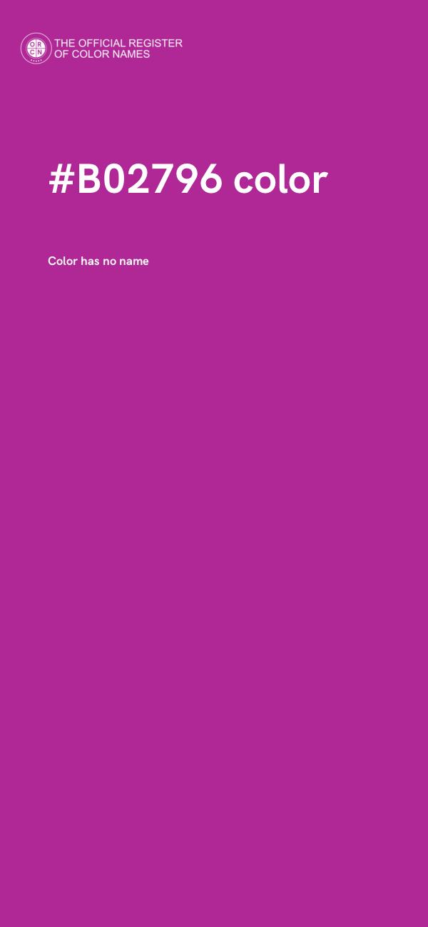 #B02796 color image