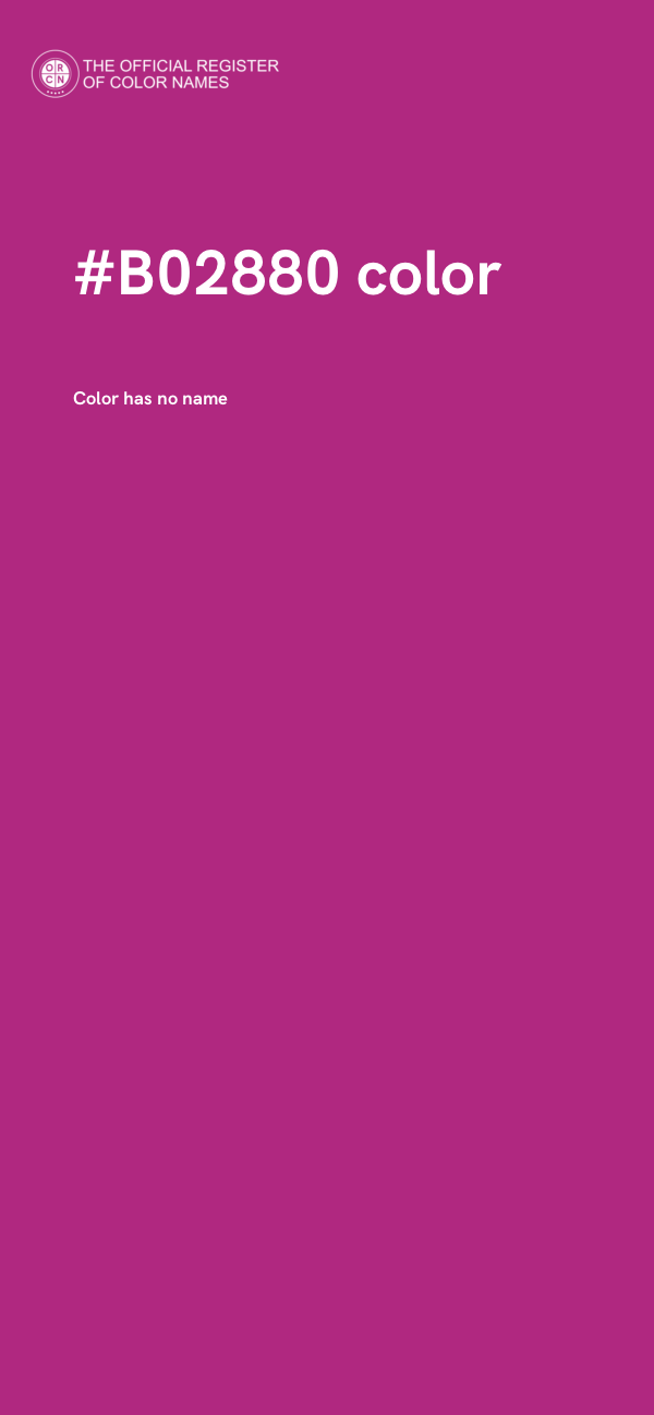 #B02880 color image