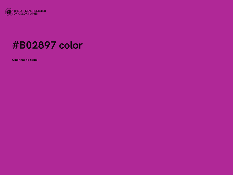 #B02897 color image