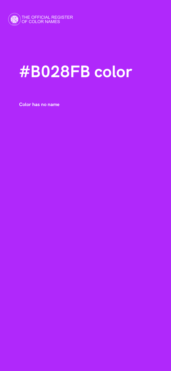 #B028FB color image